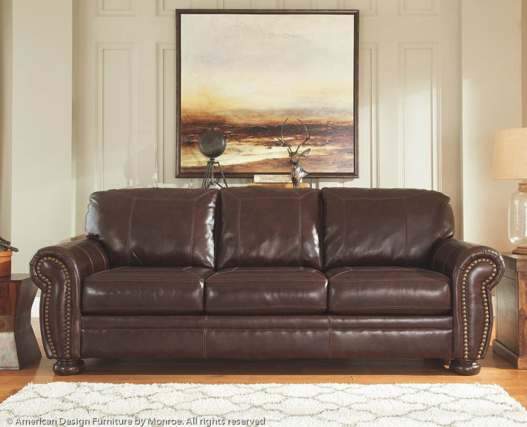 Laura Leather Sofa Pic 1